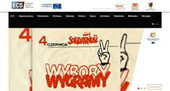 Desktop Screenshot of ecs.gda.pl
