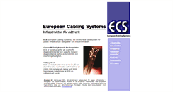 Desktop Screenshot of ecs.se