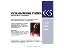 Tablet Screenshot of ecs.se